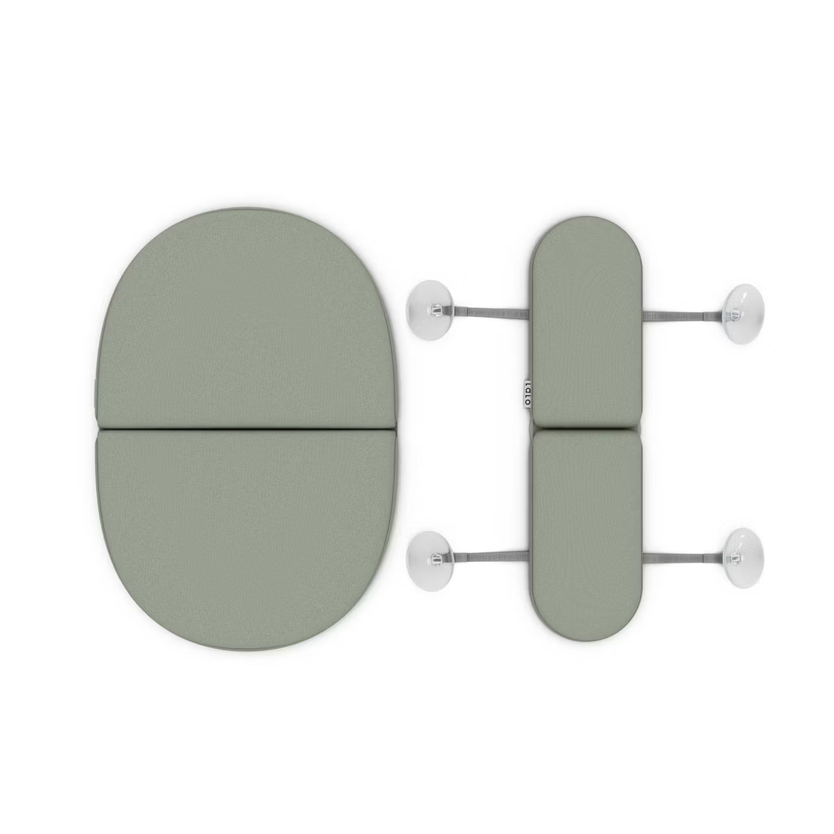 Lalo 2pc Baby Bath Knee and Elbow Saver Set - Sage | Target