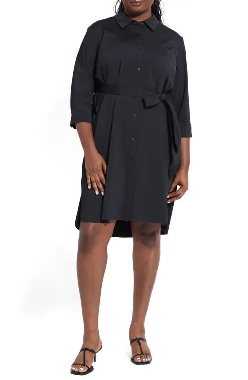 Lysse Schiffer Shirtdress in Black at Nordstrom, Size 1X | Nordstrom