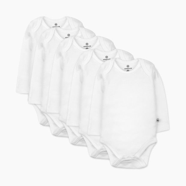 5-Pack Organic Cotton Long Sleeve Bodysuit | Babylist