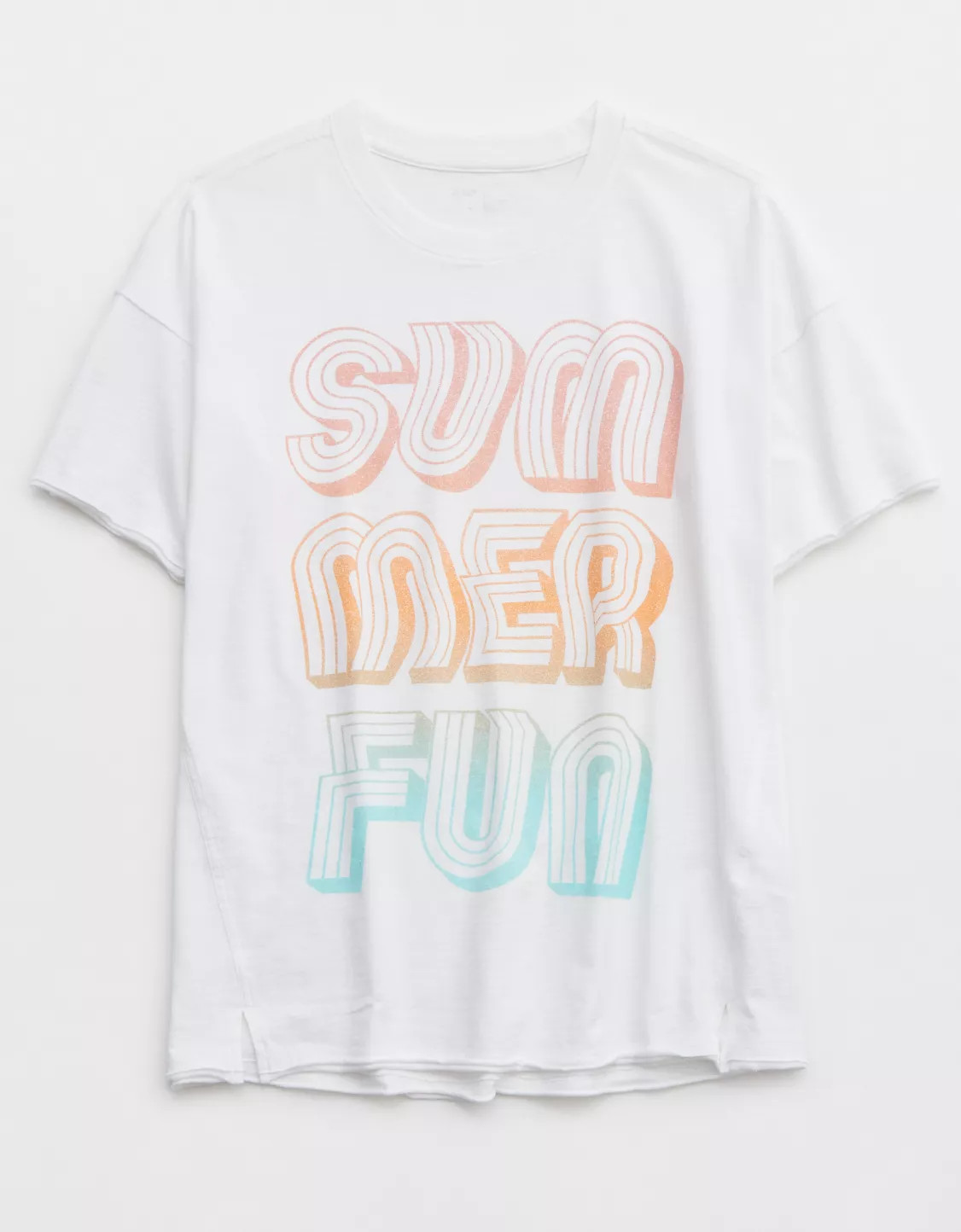 Aerie Graphic Oversized Boyfriend T-Shirt | Aerie