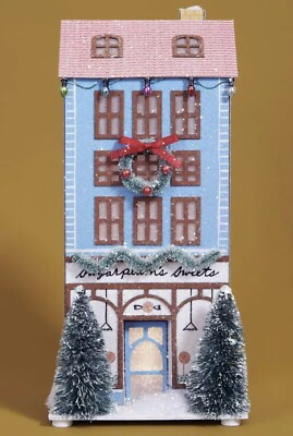 Anthropologie George & Viv Light-Up Holiday Village Sweet Shop Emily Taylor-NWT  | eBay | eBay US
