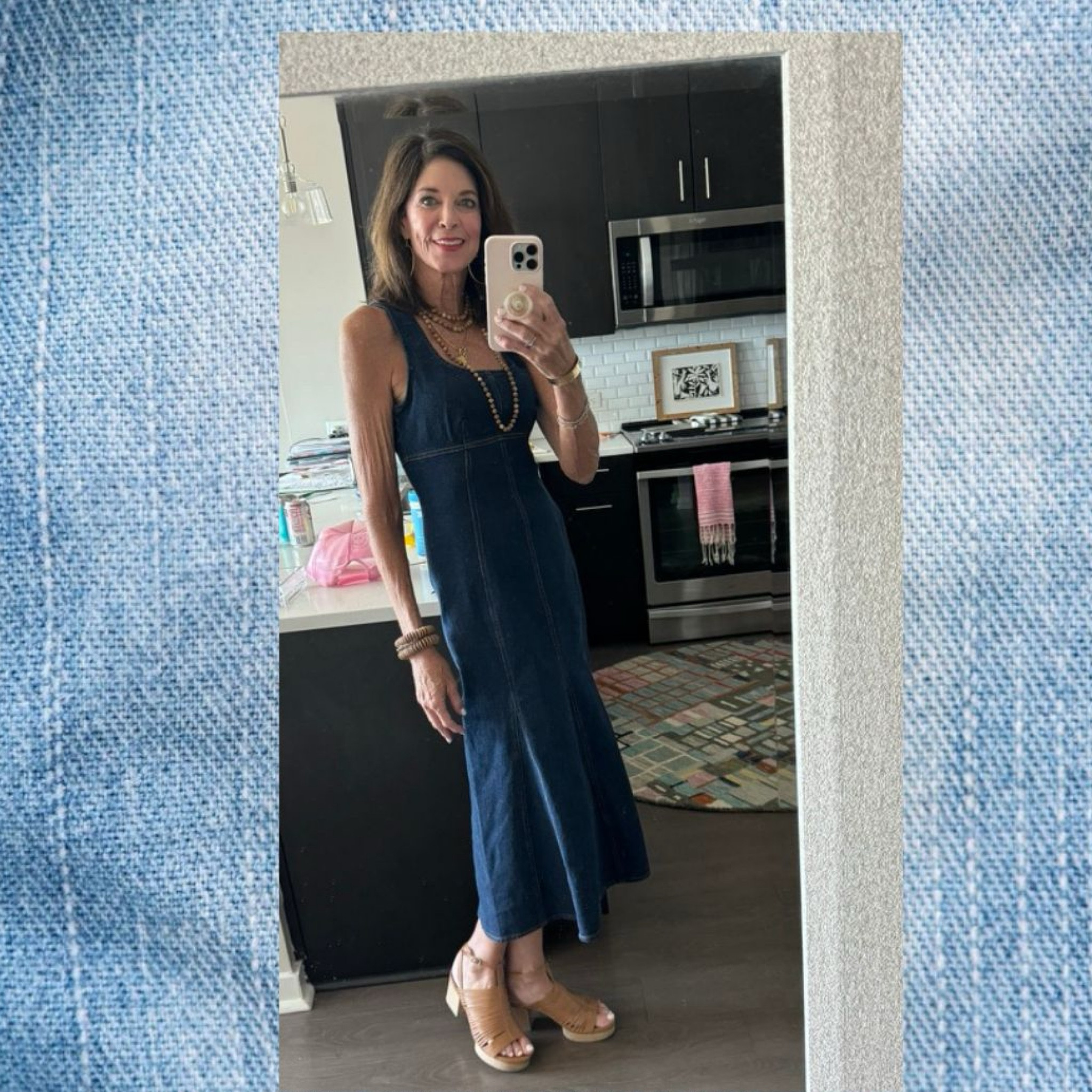 The denim dress. So versatile going into fall. #denim #denimdress #falldenim #dress #fitandflaredress

#LTKSeasonal #LTKStyleTip