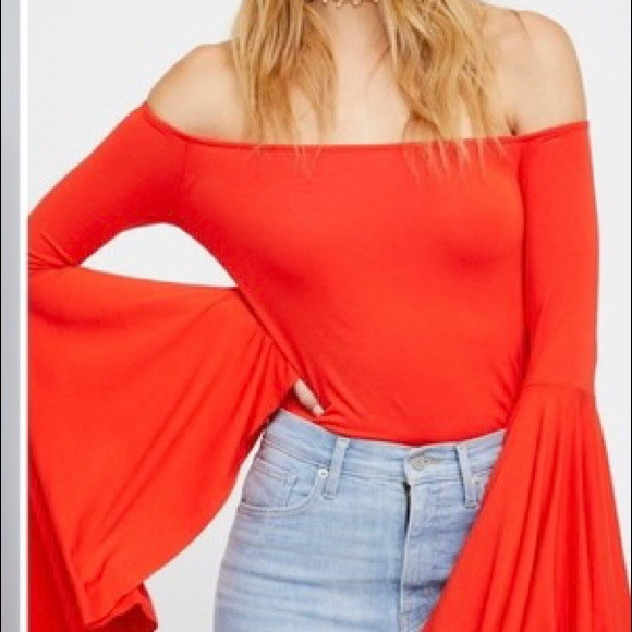 Free people bell sleeve top | Poshmark