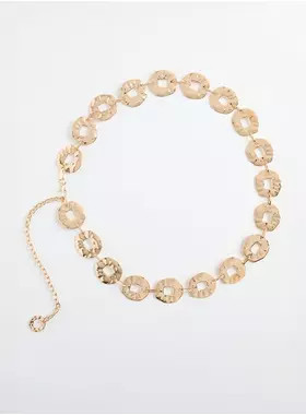 HAMMERED OVAL CHAIN BELT | Torrid (US & Canada)