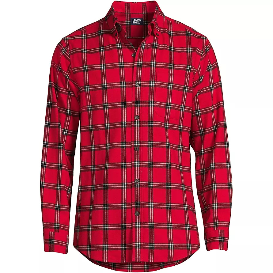 Flagship Flannel Shirt | Lands' End (US)