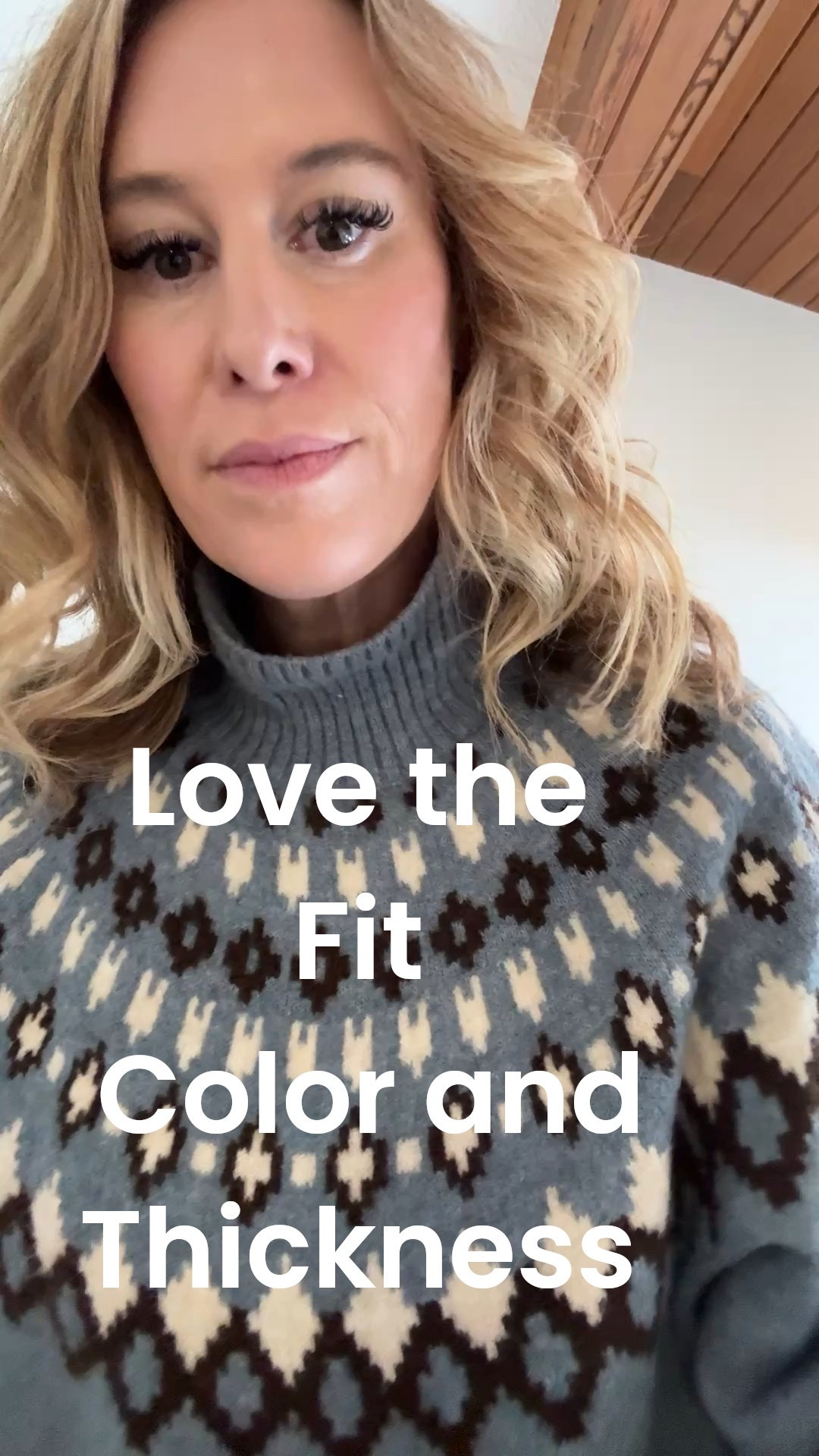 I love the fit of the sweater and the thick thickness is perfection. It’s a little bit on the thin side, but in the best way possible. I am wearing a size XL.

#LTKmidsize #LTKcanada #LTKwinter
