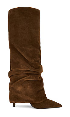 Schutz Mikki Up Cloak Boot in Pecan Brown from Revolve.com | Revolve Clothing (Global)