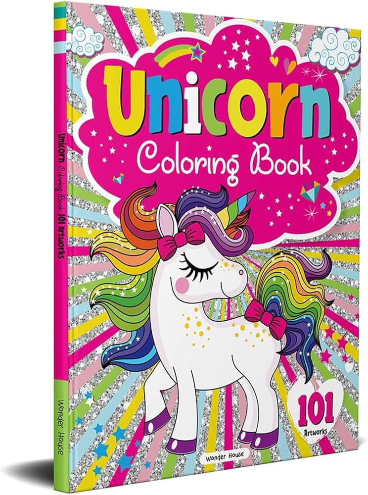 101 Unicorn Colouring Book: Fun Activity Colouring Book For Children | Amazon (US)
