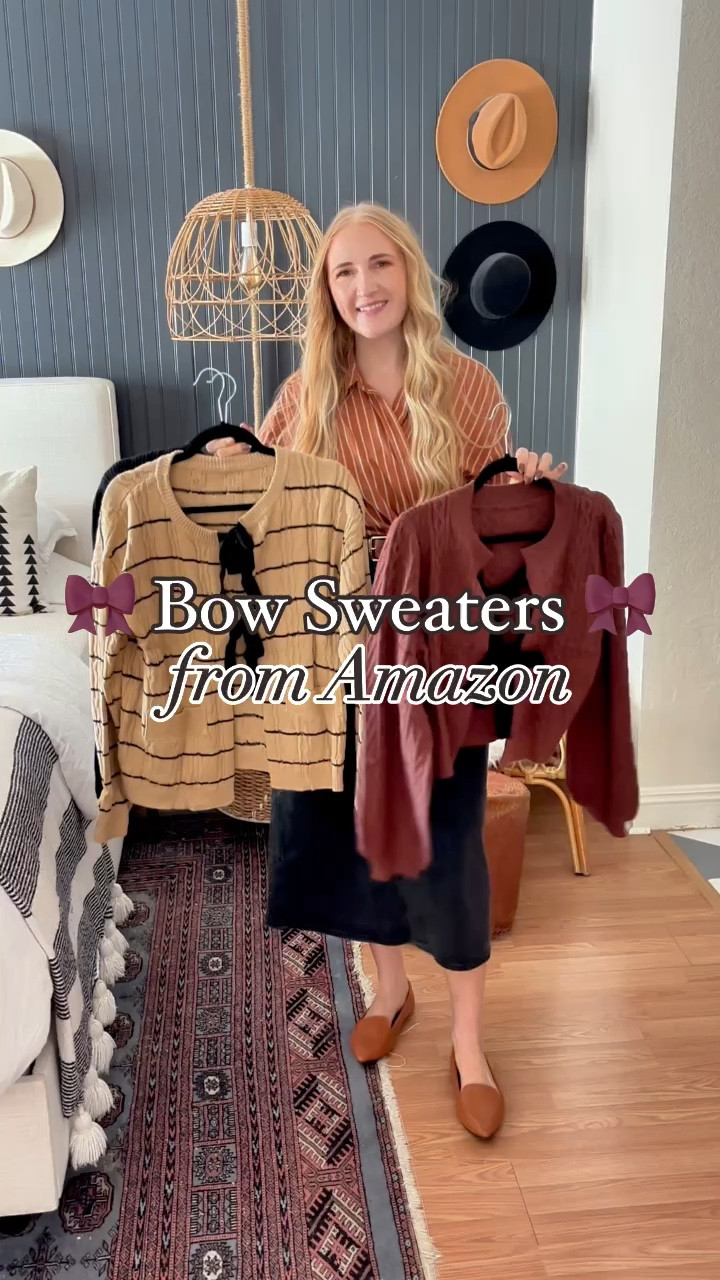 Cutest little bow sweaters from Amazon and how I’m styling for fall 🍂

Wearing L in all at 150 lbs and 5’7” for reference! 

Fall style, bow sweaters, fall sweaters, workwear, fall style inspo, bow top, denim skirt, must have sweaters, cozy sweaters, girly sweaters, winter style, Amazon finds

#LTKStyleTip #LTKSeasonal #LTKFindsUnder50