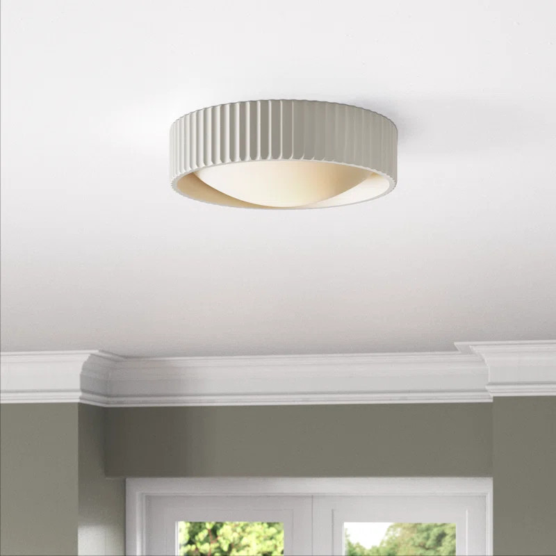 Calcott Single Light LED Flush Mount | Wayfair North America