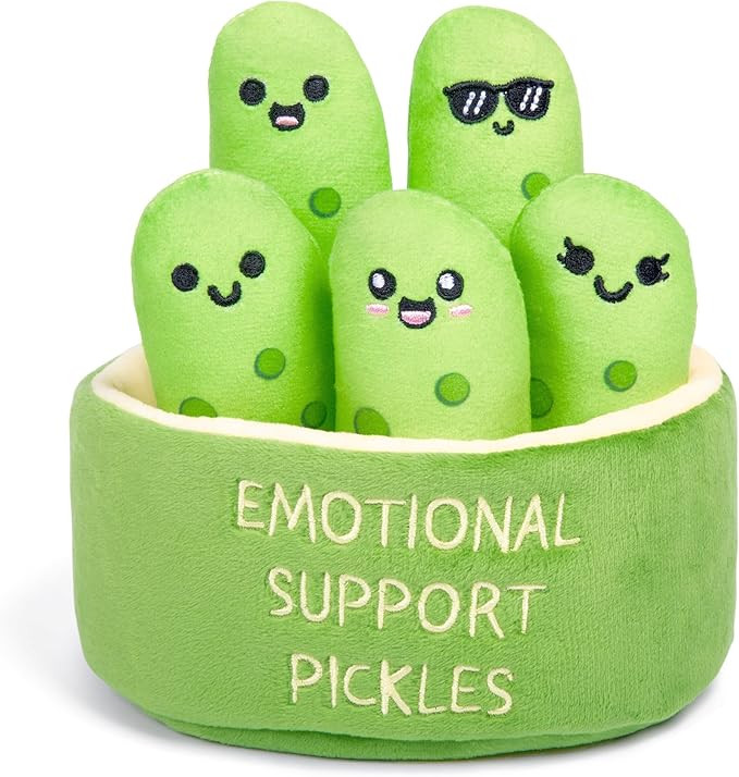 Emotional Support Pickles by Relatable, Cuddly Stuffed Animals and Toys, Squishy Toys and Plushie... | Amazon (US)