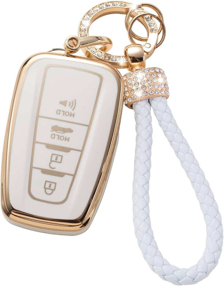 Gematay for Toyota Key Fob Cover with Lanyard, Car Key Case Protection for 2018-2022 Camry RAV4 H... | Amazon (US)