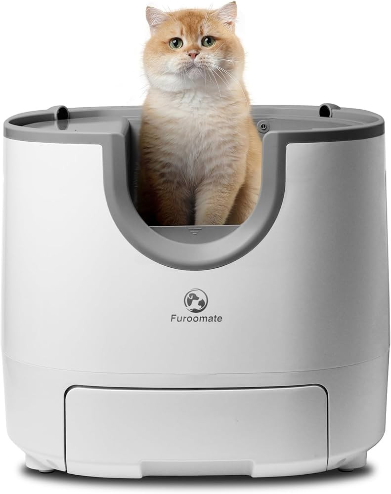 Self-Cleaning Litter Box, Large Capacity Automatic Open-Top Design for Multiple Cats with Advance... | Amazon (US)