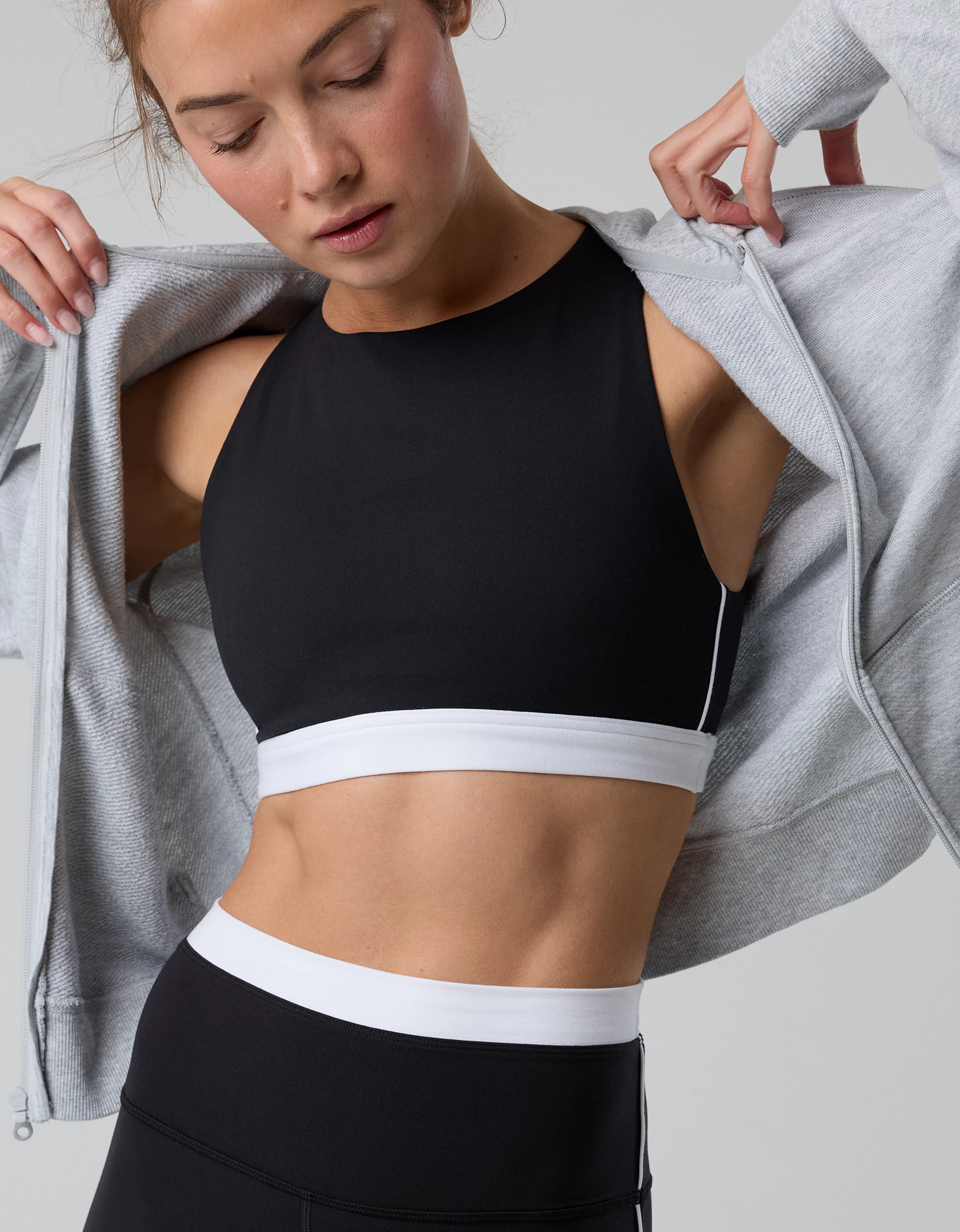 OFFLINE By Aerie The Hugger High Neck Sports Bra | Aerie
