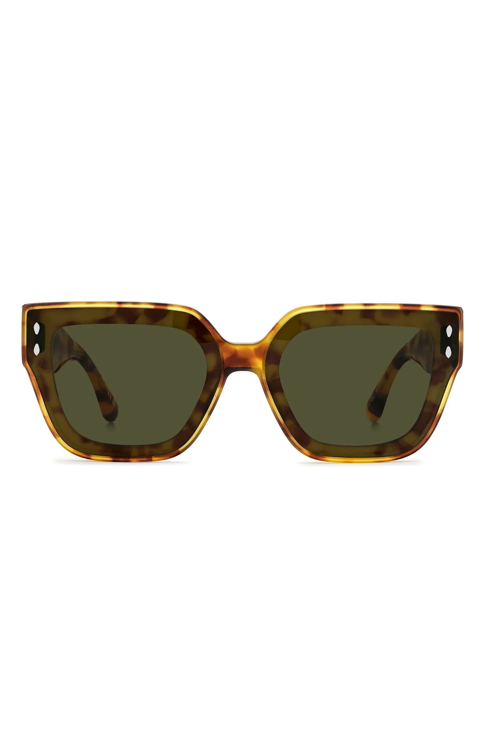 65mm Oversize Rectangular Sunglasses | Nordstrom