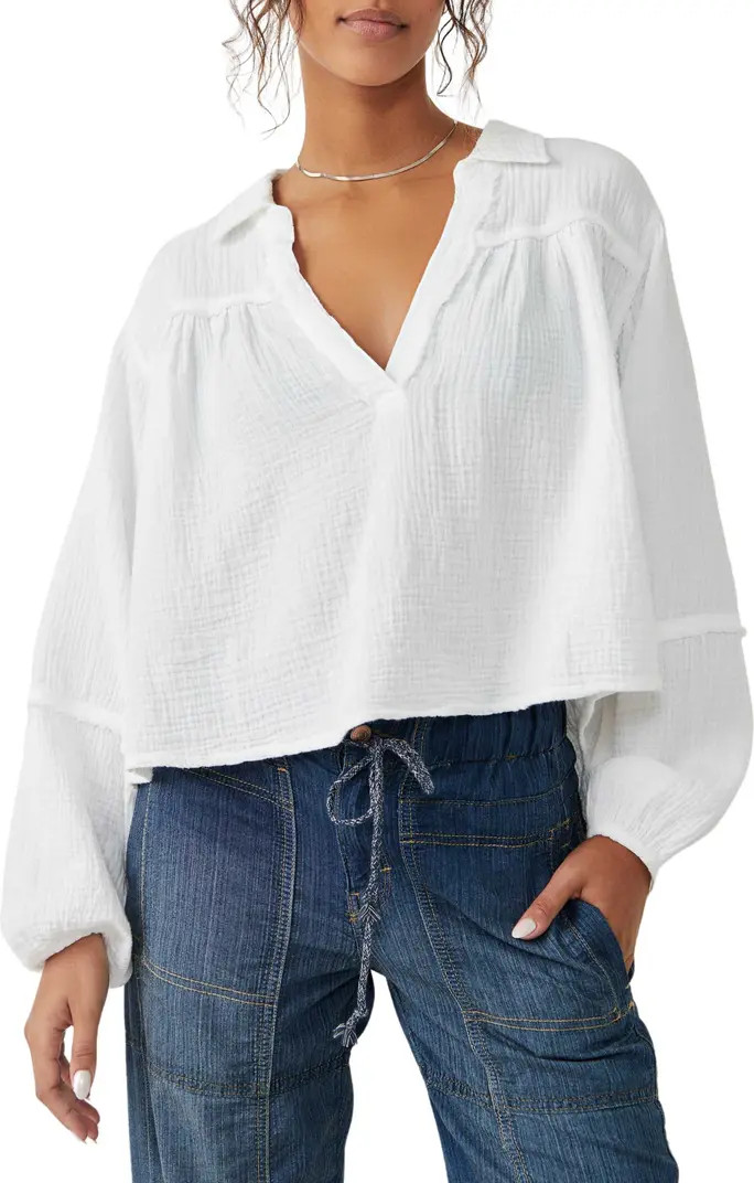 Yucca Double Cloth Top | Nordstrom