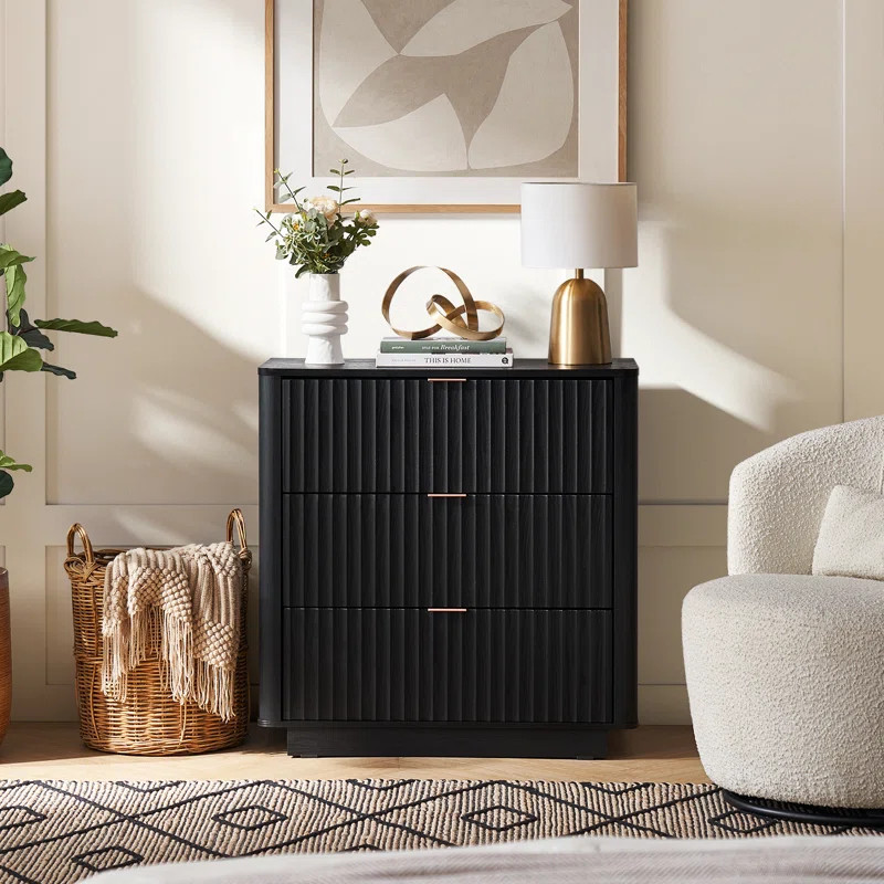 Dorcus 31.5'' W 3 - Drawer Dresser | Wayfair North America