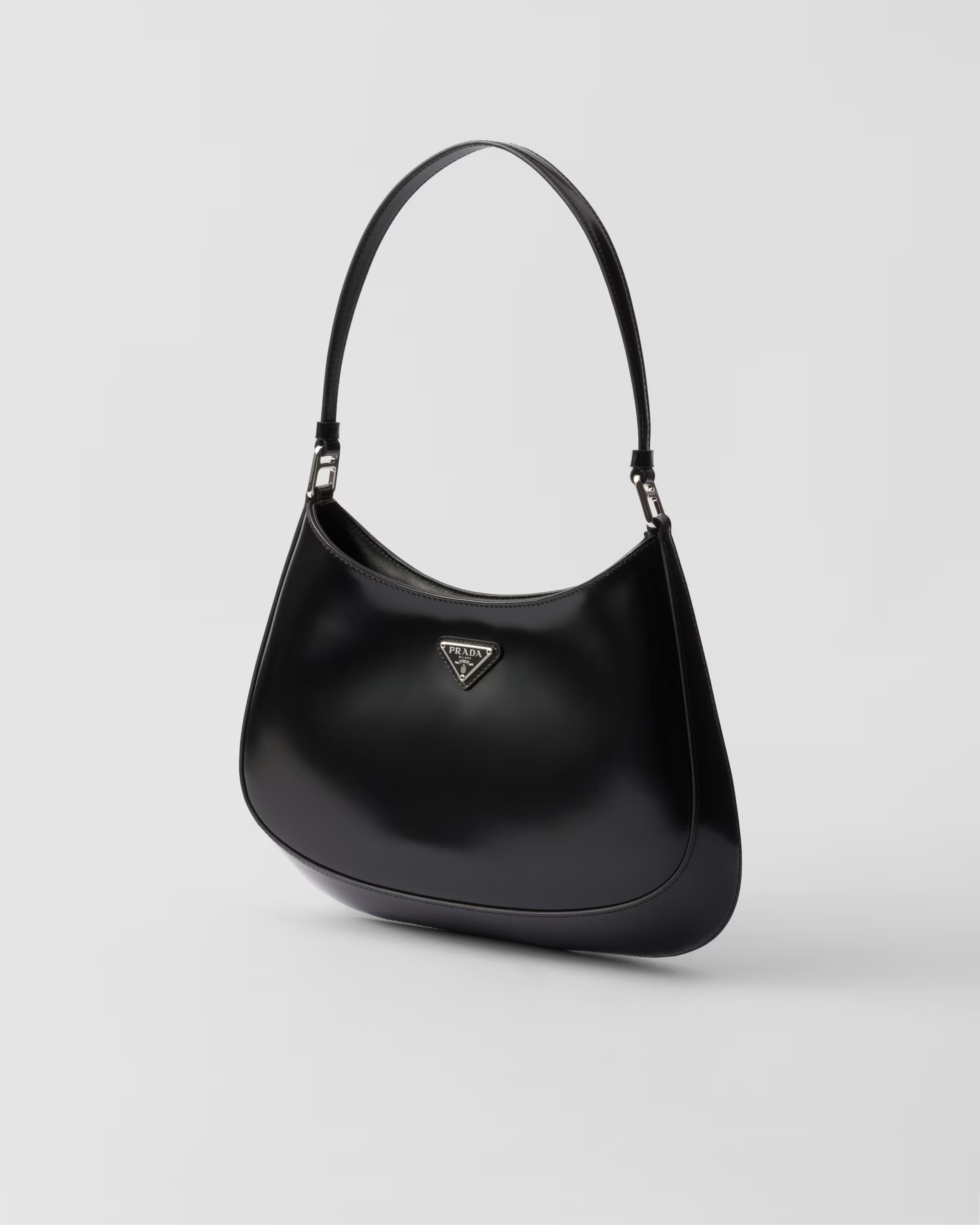 Prada Cleo brushed leather shoulder bag | Prada US