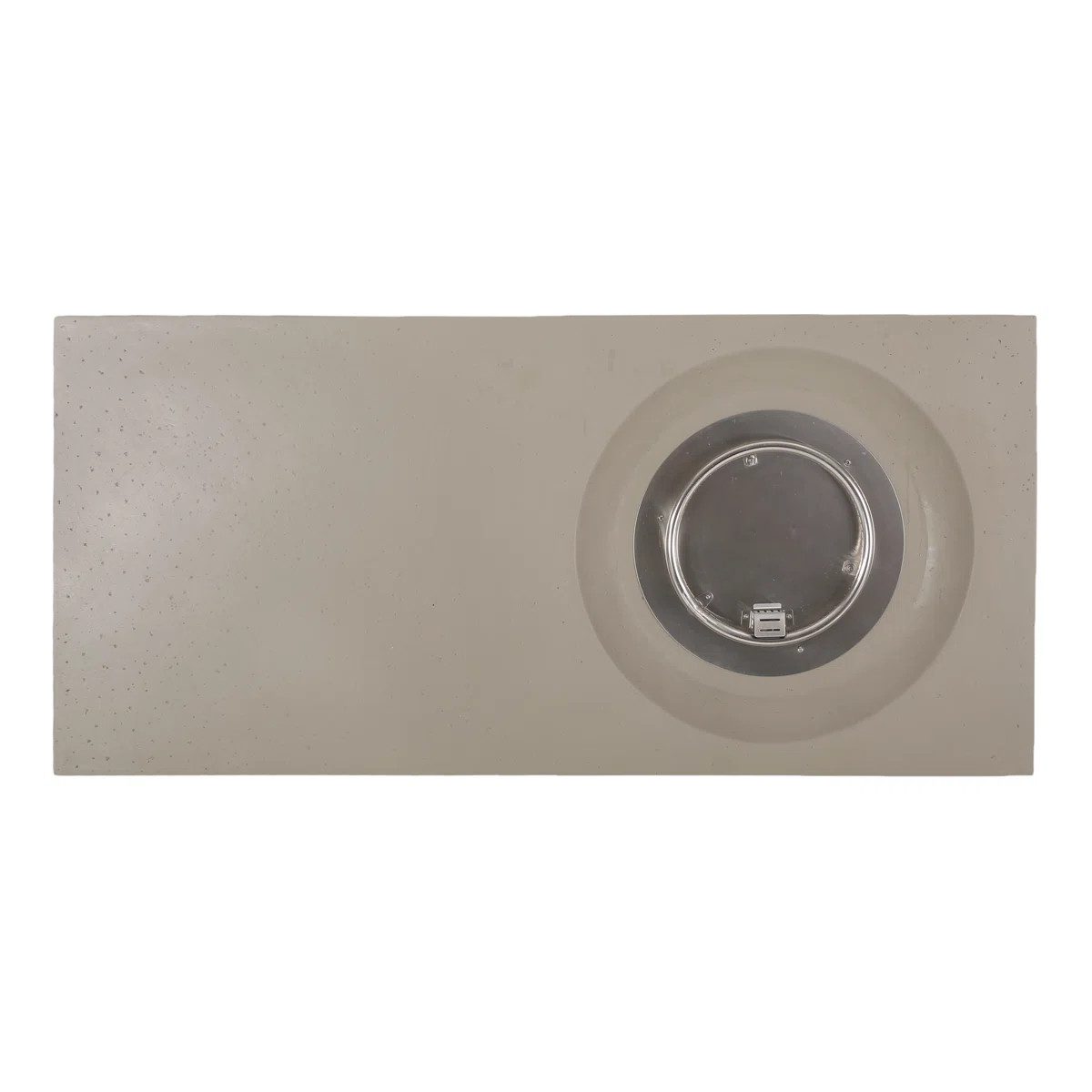 Boneva Rectangle Concrete Propane Smokeless Fire Pit Table with Hidden Fuel Tank | Wayfair North America