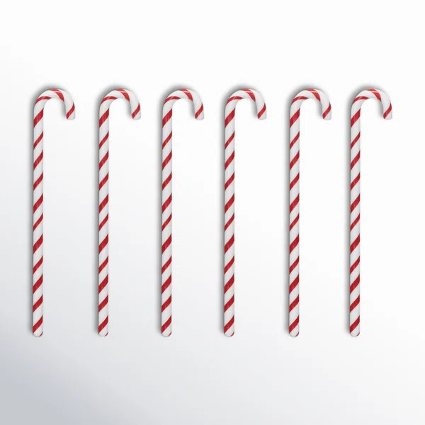 Glass Candy Cane Shaped Stir Sticks | Wayfair North America