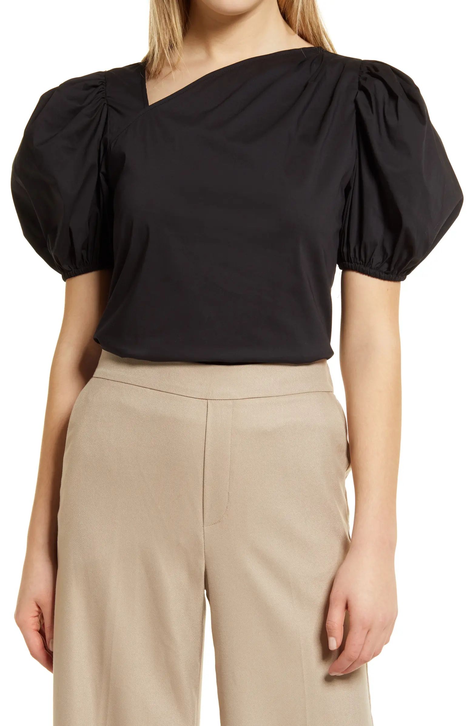 Halogen® Puff Sleeve Blouse | Nordstrom | Nordstrom