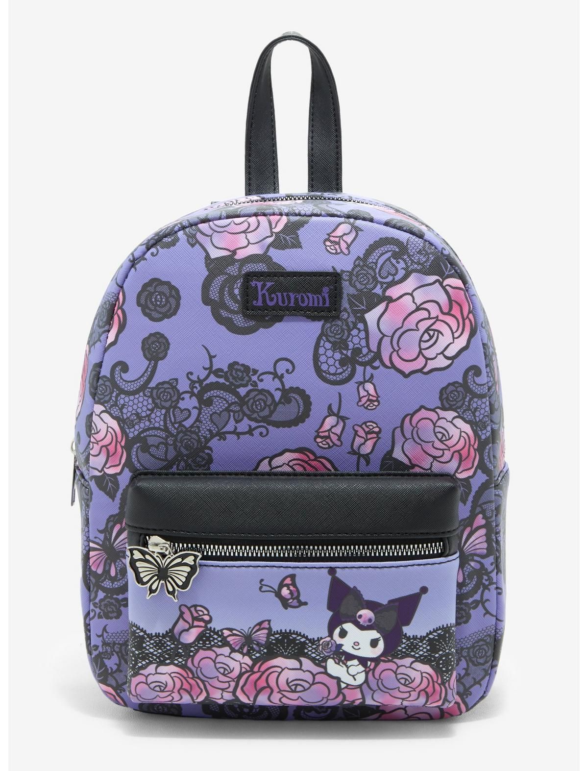 Kuromi Roses Lace Mini Backpack | Hot Topic | Hot Topic