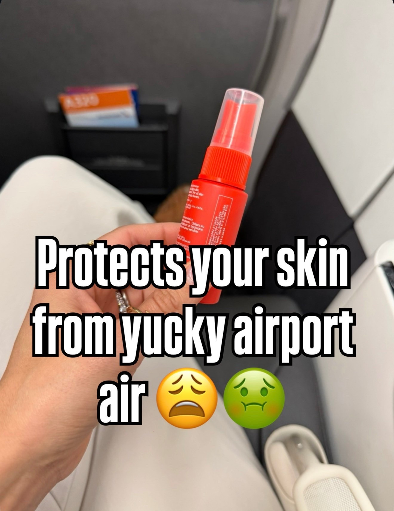 I love this hypochlorous spray to protect your skin from the disgusting airport air! I spray my face when I get on the plane. Protects against harmful bacteria and breakouts. I hold it about a foot away from my face and it does not mess up my make up.

#LTKgrwm #LTKBeauty #LTKTravel