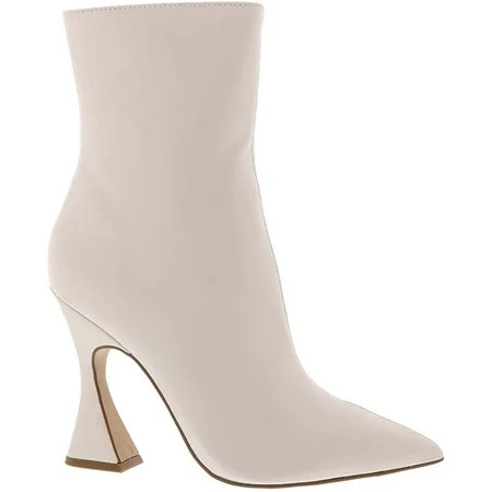 Steve Madden Womens Vivy Ankle Boot 7 White Leather | Walmart (US)
