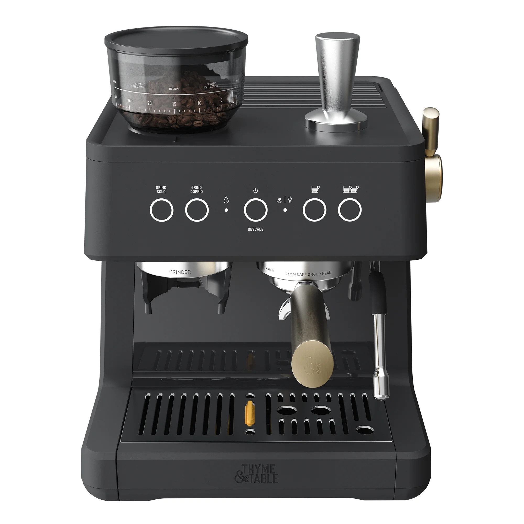 Thyme & Table Barista Grade Espresso Machine, Slate Grey | Walmart (US)
