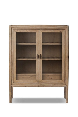 Glenview Oak Bar Cabinet | Anthropologie (US)