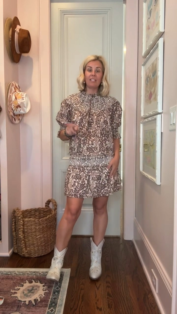 Top - xs
Skirt - small
Boots - 8 tts 

*code Catherine20 at Allie + Bess

#LTKdayinmylife #LTKootd #LTKmomlife