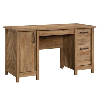 SAUDER 53 in. Rectangular Sindoori Mango 3 Drawer Computer Desk with File Storage 424193 | The Home Depot