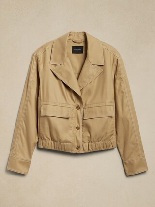 Short Twill Jacket | Banana Republic Factory
