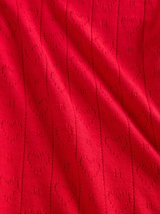 Lightweight CashSoft Pointelle Heart PJ Pants | Gap (US)