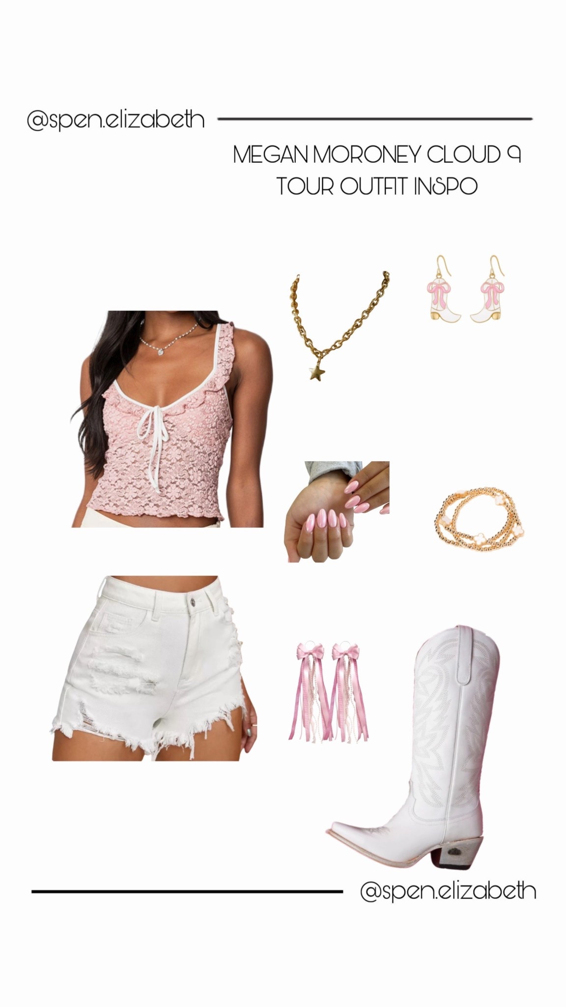 megan moroney cloud 9 tour concert outfit inspo!!