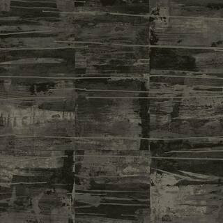 Nikki Chu 30.75 sq. ft. Black Congo Peel and Stick Wallpaper | The Home Depot