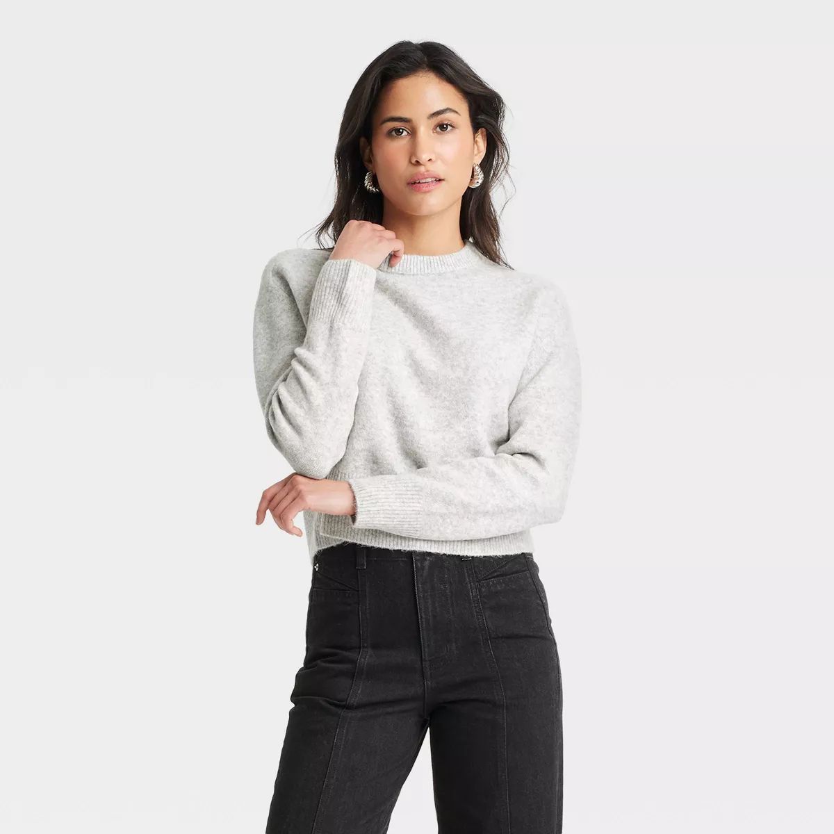 Women's Cozy Knit Crewneck Pullover Sweater - Universal Thread™ | Target