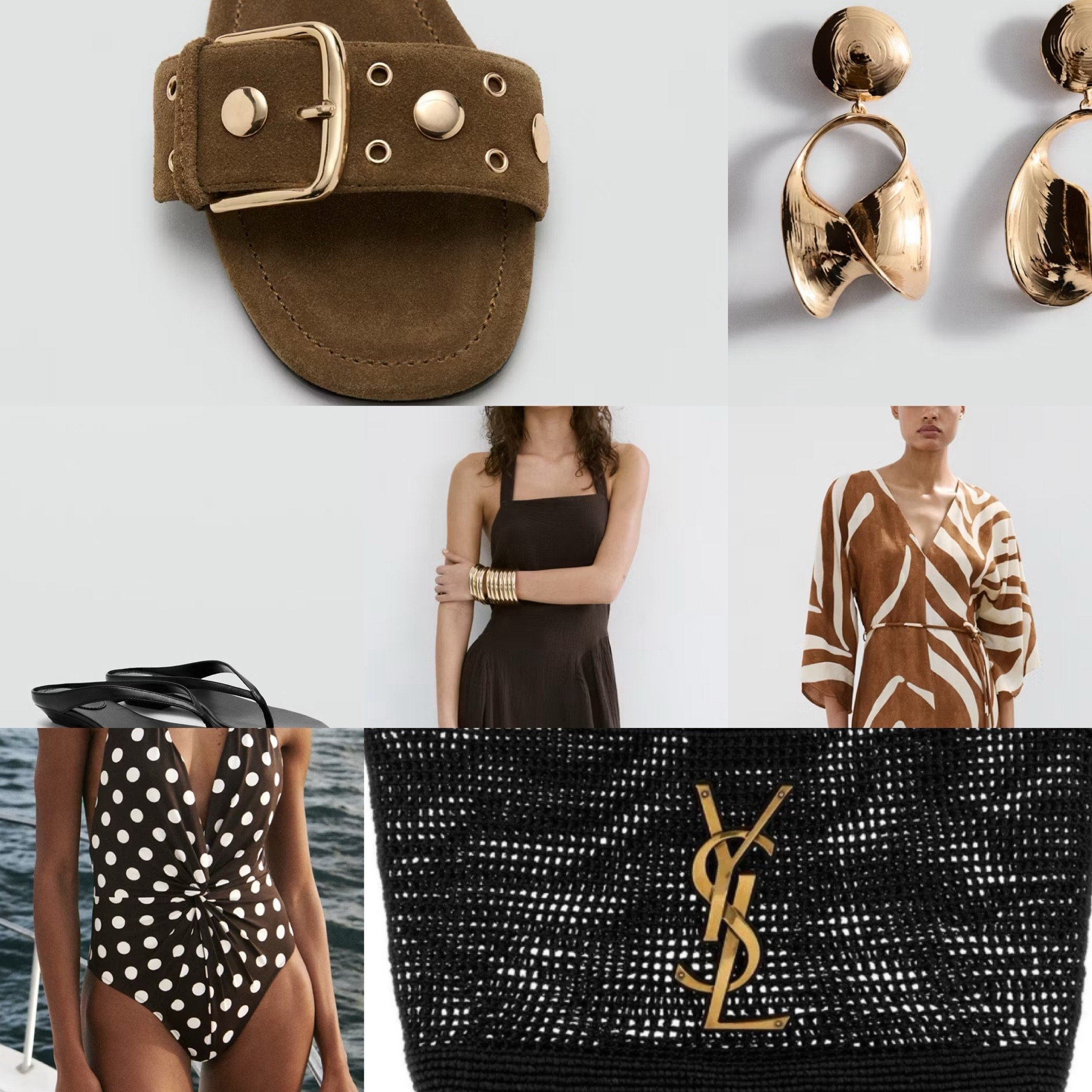 Mango faves from earrings to cute flats for summer
Swimsuit 
Resort