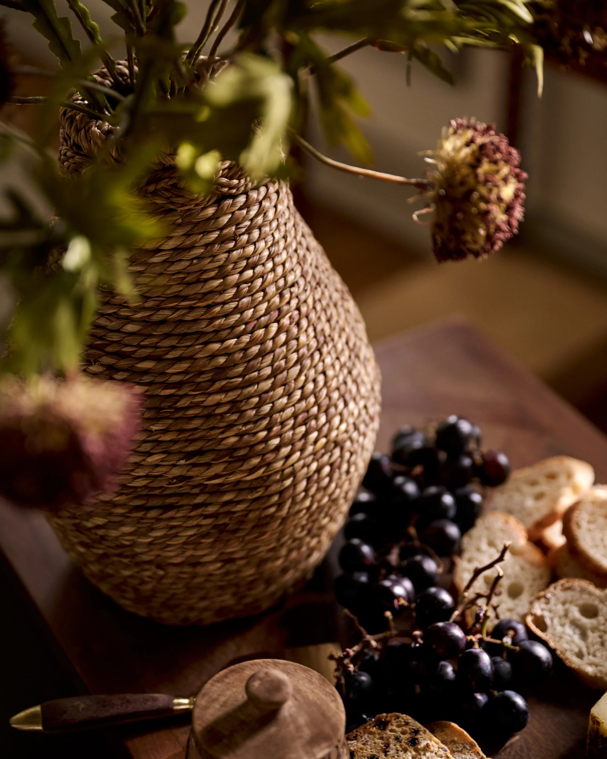 Marshfield Rattan Vase | Magnolia