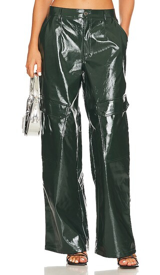 Wynn Wide Leg Cargo in Hunter | Revolve Clothing (Global)