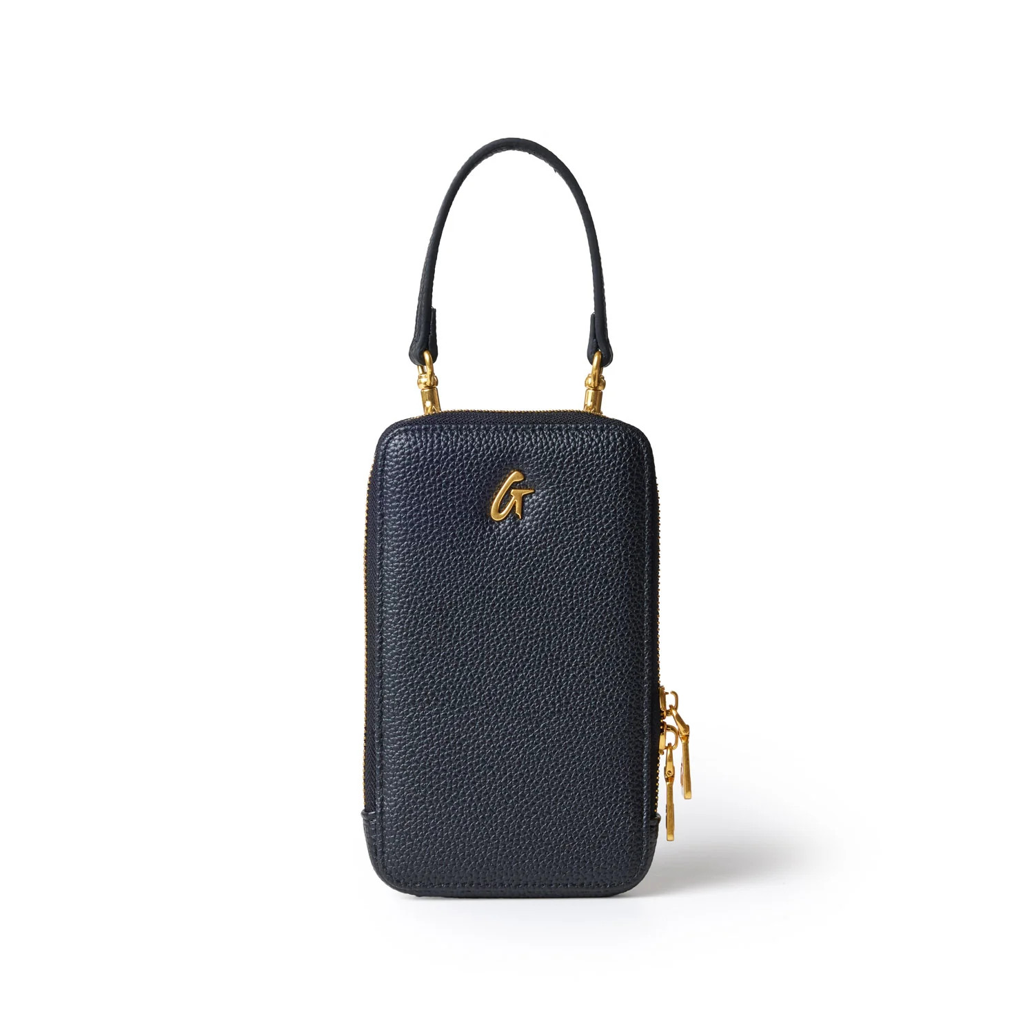 PEBBLE PHONE CROSSBODY - BLACK | Glam-Aholic Lifestyle