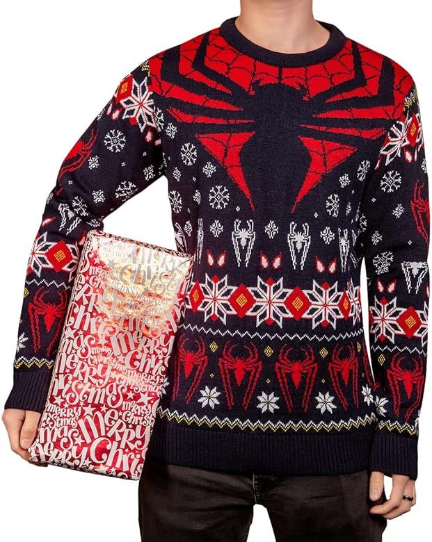 Spider-Man Ugly Christmas Sweater for Men and Women Marvel Avengers Gift | Amazon (US)