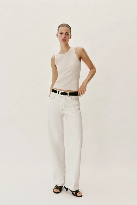 RIBBED SLEEVELESS TOP | Zara FR