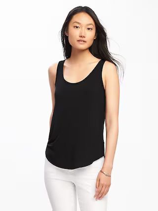 Luxe Curved-Hem Tank for Women | Old Navy US