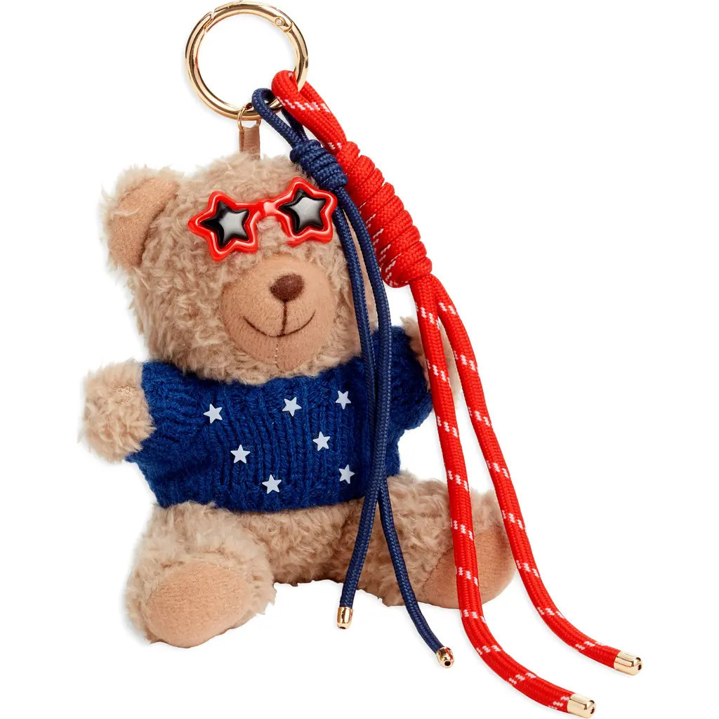 Chelsea28 Puff Bear Bead Bag Charm in Brown Multi- Gold at Nordstrom | Nordstrom