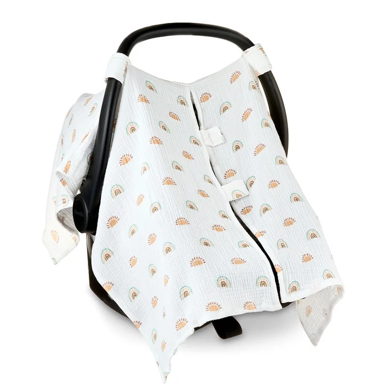 Parent's Choice Muslin Car Seat Cover, 100% Cotton, Adjustable, Breathable | Walmart (US)