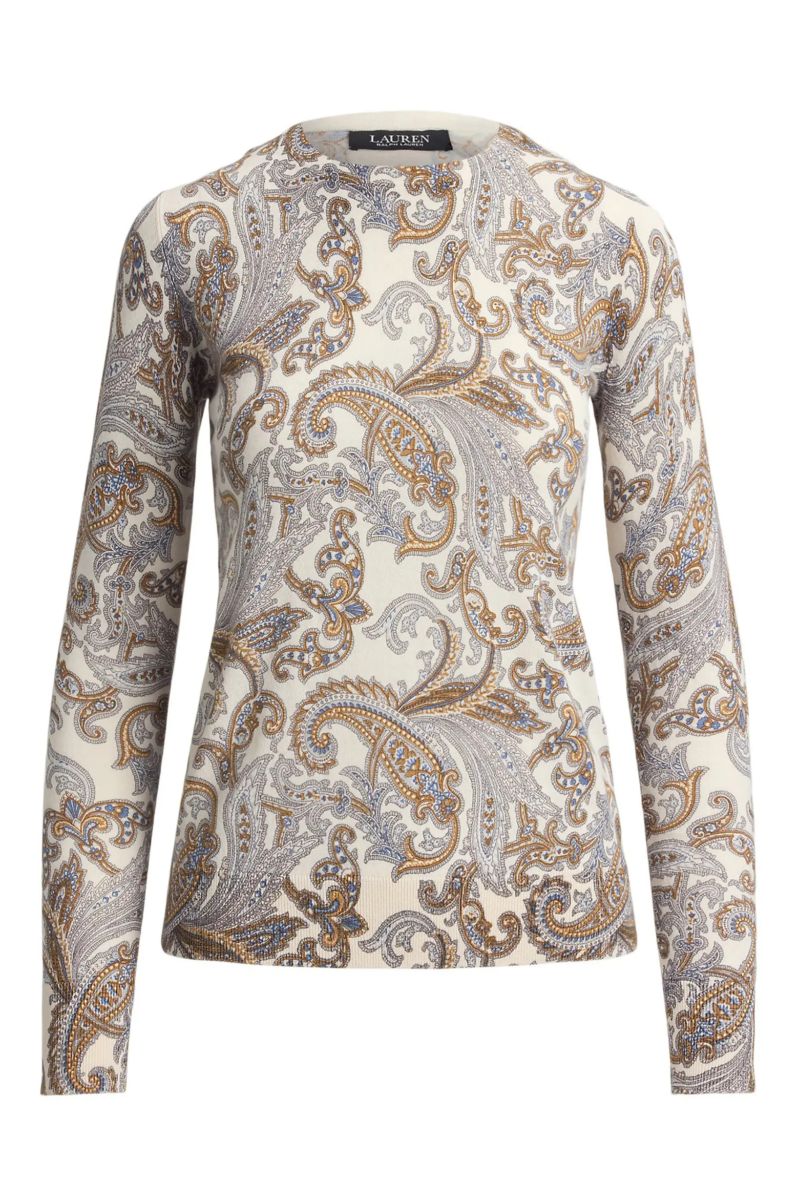 Lauren Ralph Lauren Paisley Sweater (Women) | Nordstrom | Nordstrom