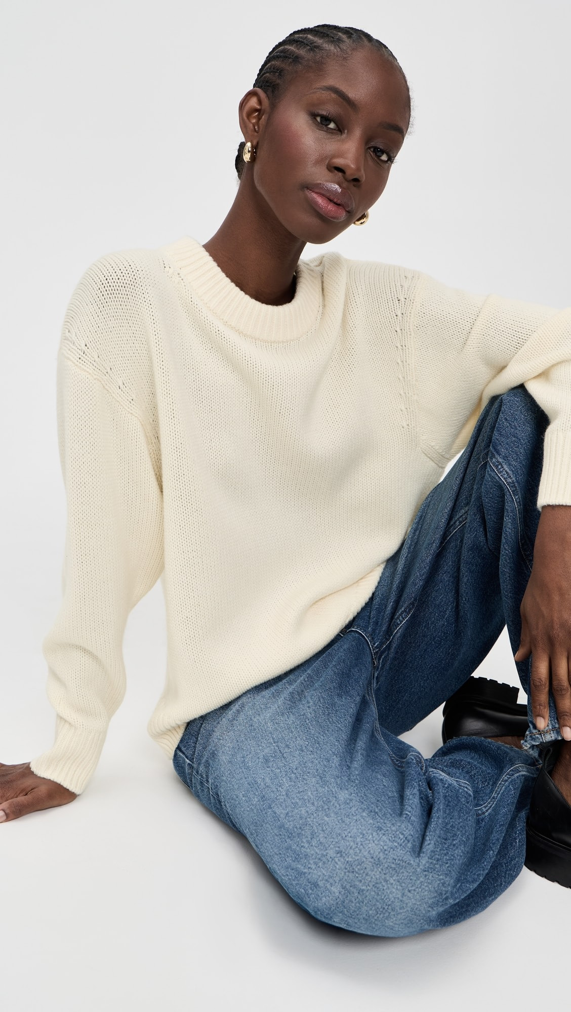 The Cashmere Signature Crew Pullover | Shopbop