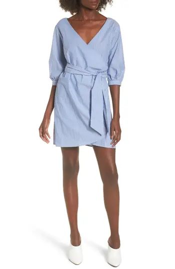 Women's Love, Fire Cotton Poplin Wrap Dress | Nordstrom