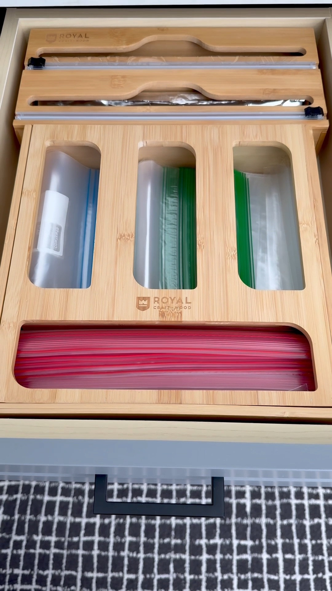 Amazon kitchen organization 
Ziplock and foil holder.

#LTKstyletip #LTKhome #LTKgiftguide
